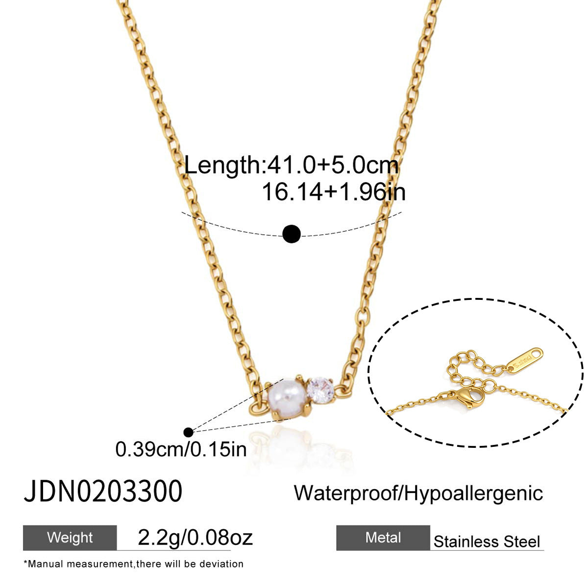 Damen Halskette mit funkelnden Zirkonia und luxuriösem Design Shop Nory