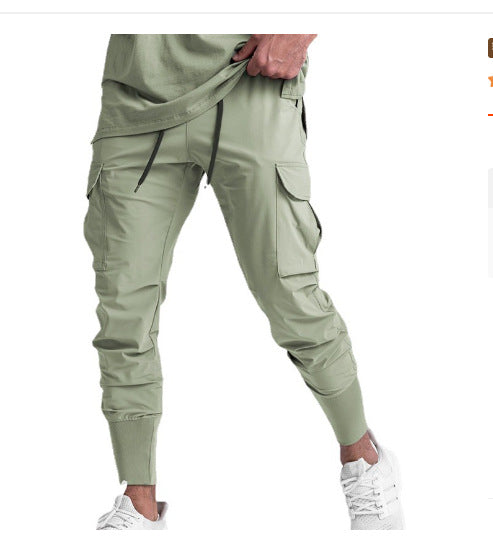 Damen Cargo-Hose mit praktischen Reißverschlusstaschen und elastischem Bund