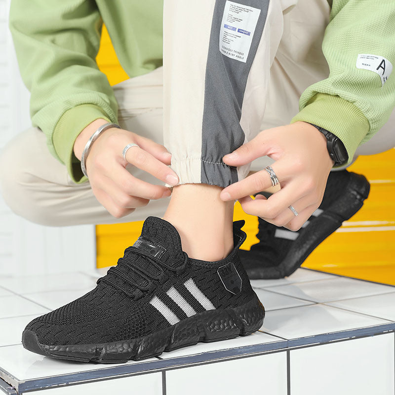 Herren Atmungsaktive Strick-Sneaker mit dämpfender Schaumsohle und Stretch-Fersenlasche Shopy Nory
