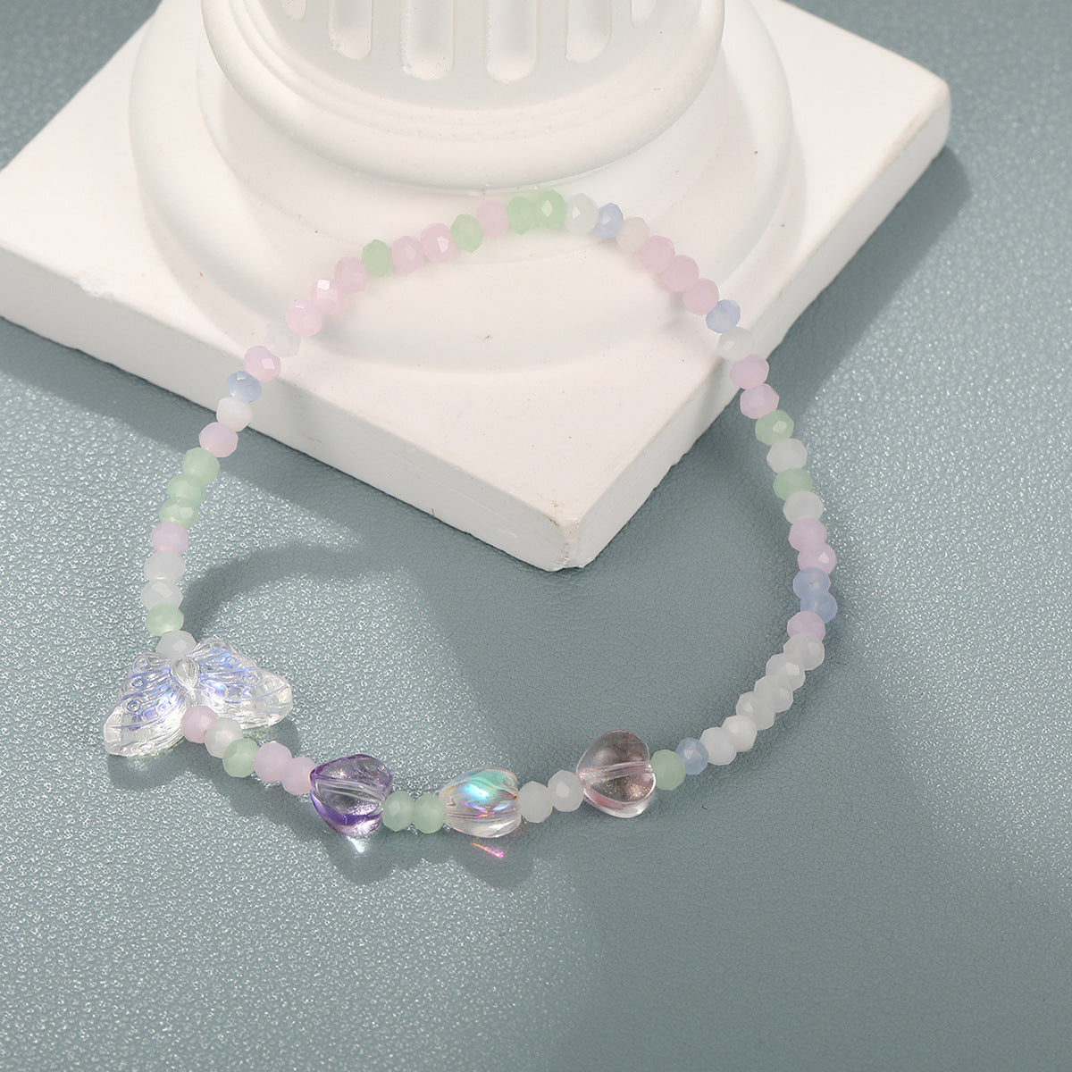 Damen Armband-Set mit bunten Kristallen und verspieltem Design Shop Nory