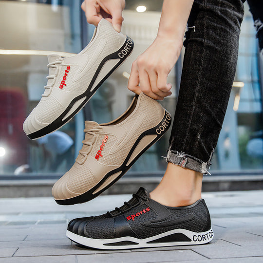 Herren Atmungsaktive Slip-On Freizeitsneaker mit verstärkter Zehenschutzkappe Shop Nory