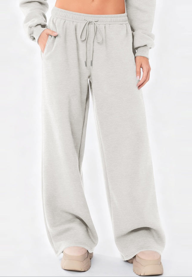 Damen nan weite Loungehose mit hohem Komfortbund, elastischem Tunnelzug und seitlichen Eingrifftaschen Shop Nory