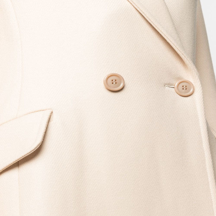 Damen Midilanger Tailoring-Mantel aus Wollmix mit schmalem Revers und kaschierendem Fall Shop Nory