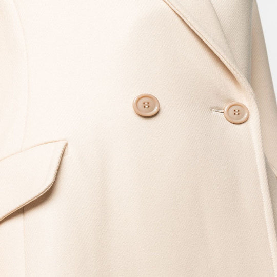 Damen Midilanger Tailoring-Mantel aus Wollmix mit schmalem Revers und kaschierendem Fall Shop Nory
