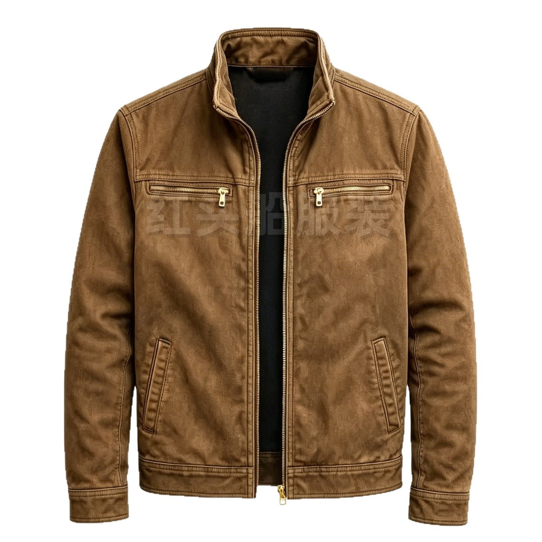 Herren Modische Übergangsjacke mit praktischen Taschen