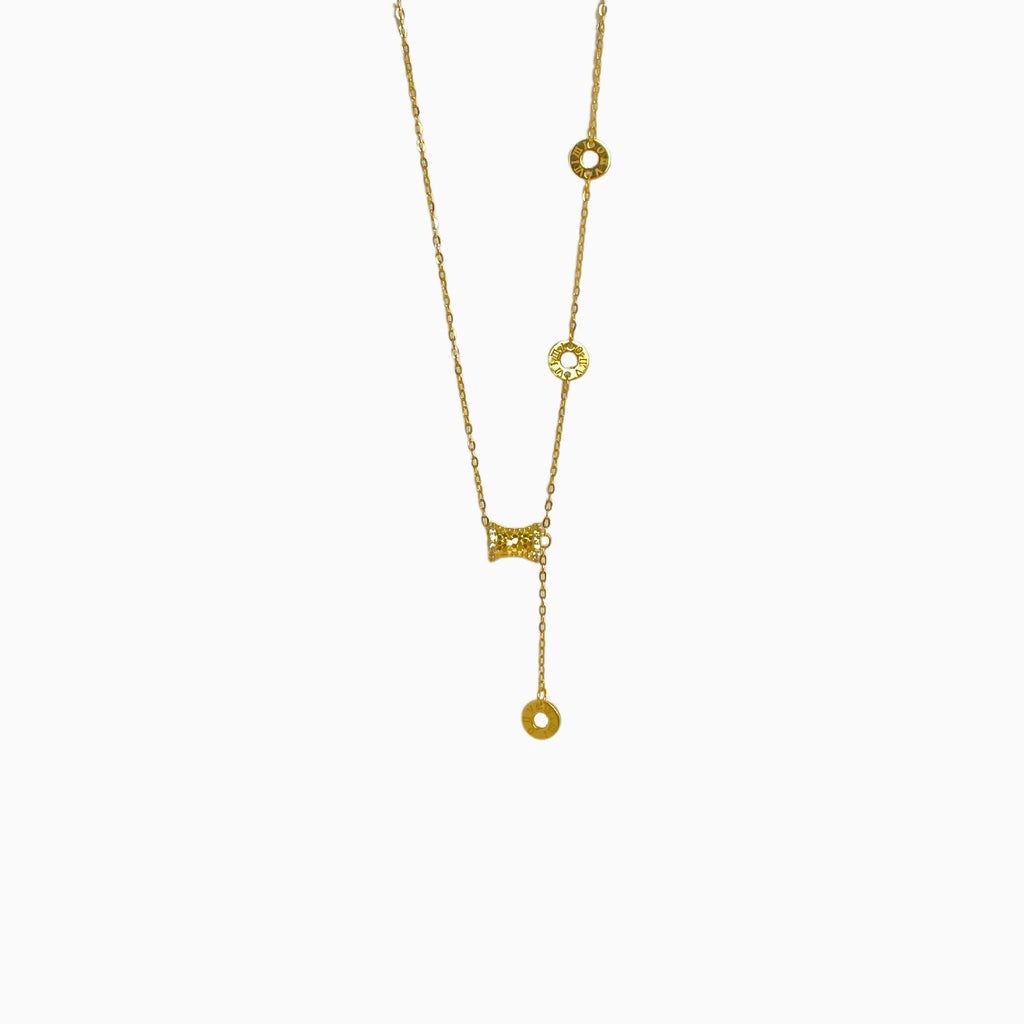 Damen elegante Halskette mit einzigartigen Anhängern und filigraner Kette Shop Nory