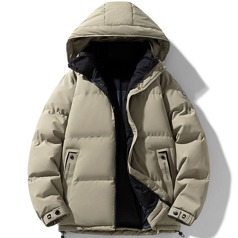 Herren Wattierte Urban-Thermojacke mit gesteppter Optik, hohem Stehkragen und Utility-Taschen Shop Nory