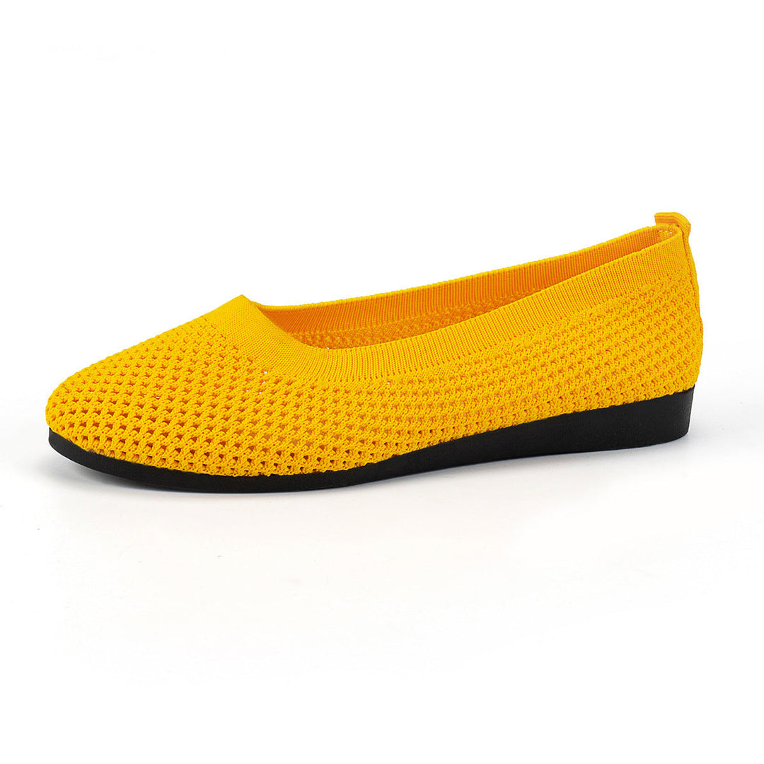 Damen bequeme Slipper aus atmungsaktivem Netzmaterial mit rutschfester Sohle