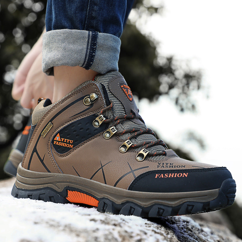 Herren Hochfunktionale Wanderschuhe mit verstärktem Knöchelschutz und rutschfester Sohle