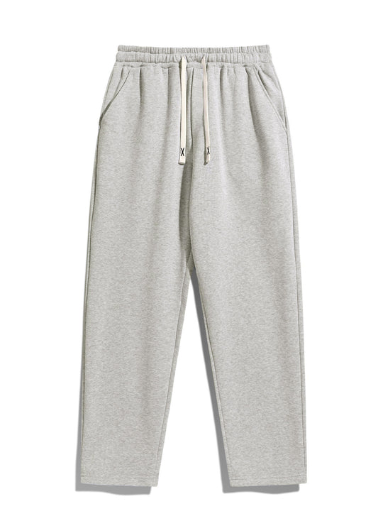 Herren Konisch zulaufende Fleece-Jogginghose mit elastischem Bund, Kordelzug & vorgeformten Knien Shop Nory