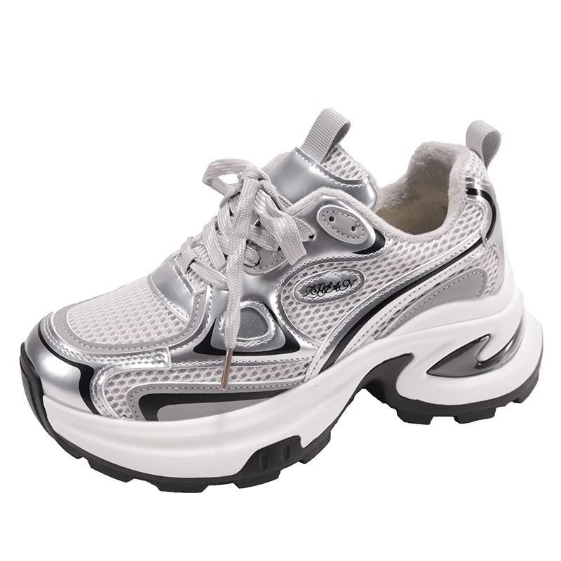 Damen Skulpturale Platform‑Sneaker mit Multi‑Layer Mesh‑ und PU‑Mix Shop Nory