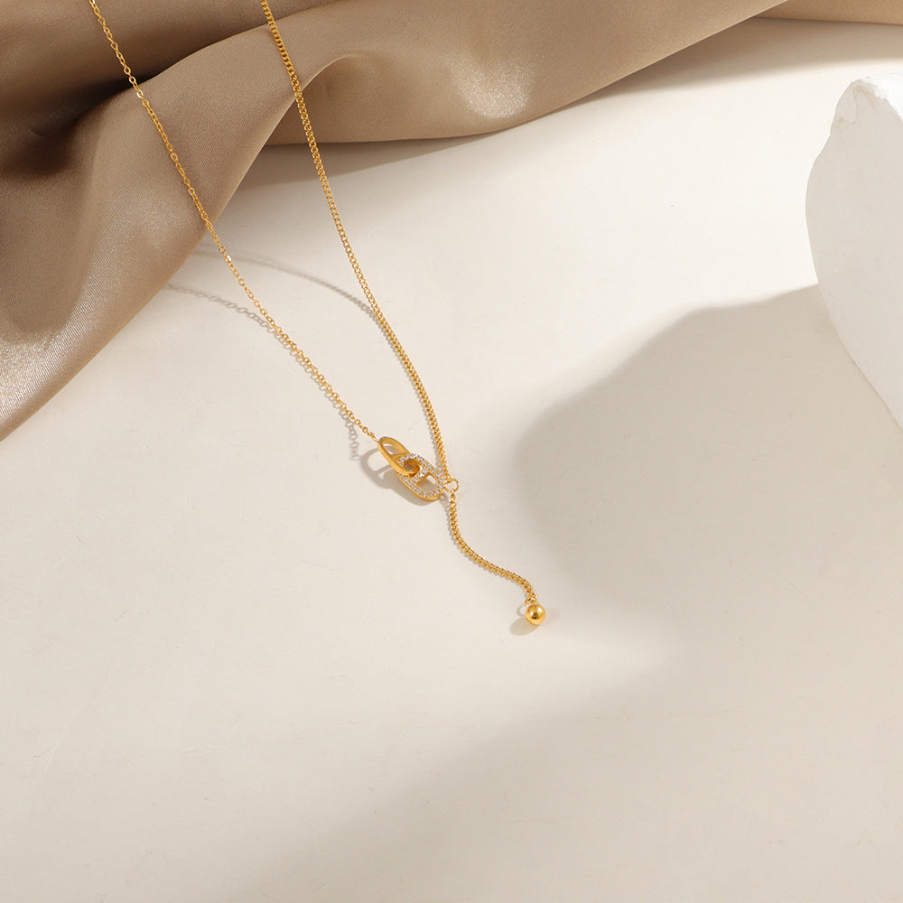 Damen Elegante Minimalistische Verstellbare Ketten Halskette Shop Nory