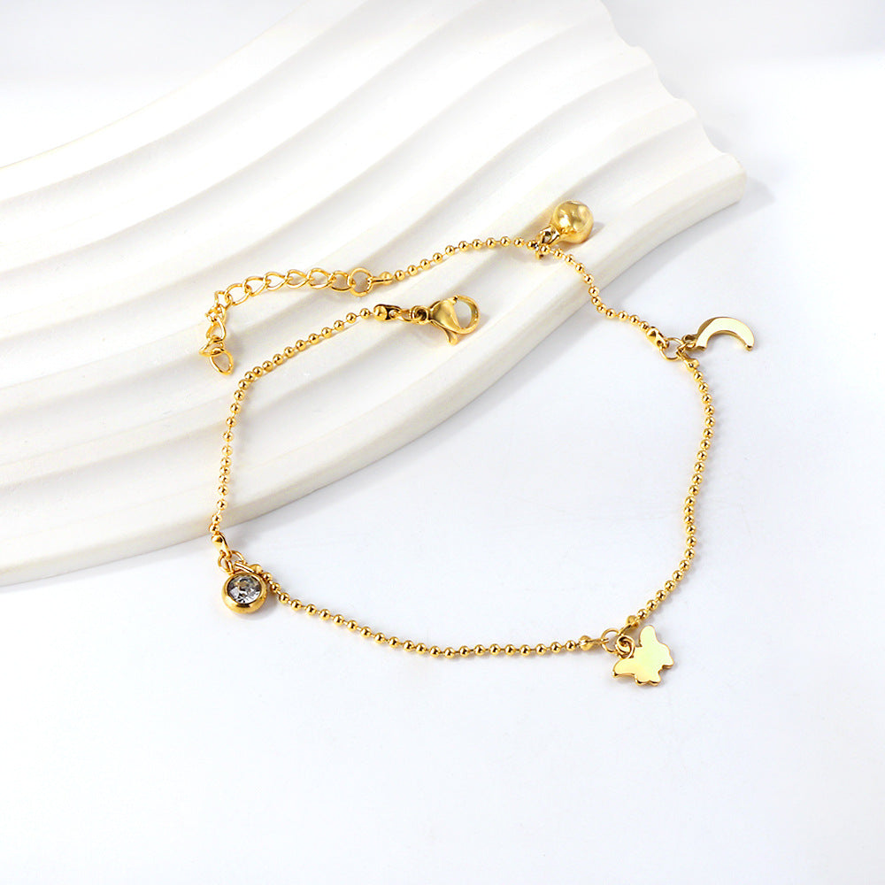 Damen Armband mit bunten Augenanhängern und elegantem Kettendesign Shop Nory
