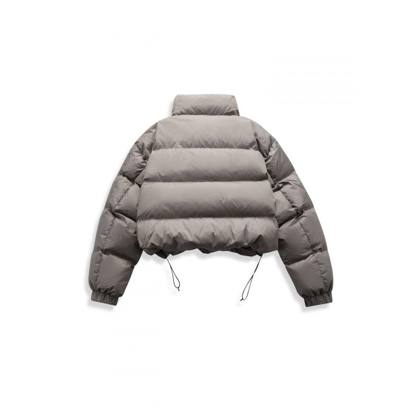 Damen Kurz geschnittene gesteppte Winterjacke im Cropped‑Style mit hohem Stehkragen Shop Nory