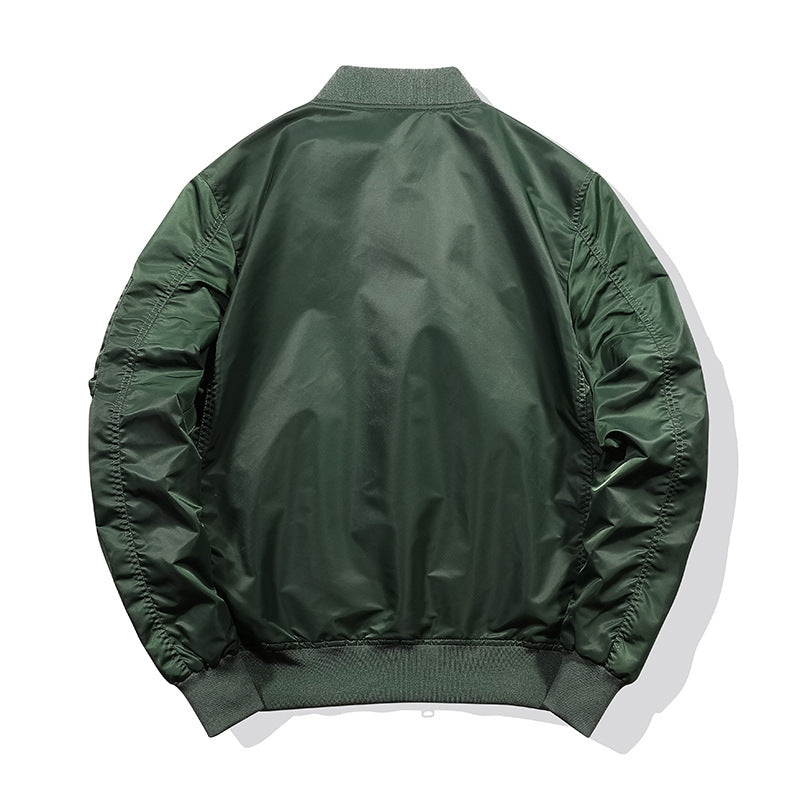 Herren Leichte Nylon-Bomberjacke im Aviator‑Style mit Ärmeltasche und windabweisender Shell Shop Nory