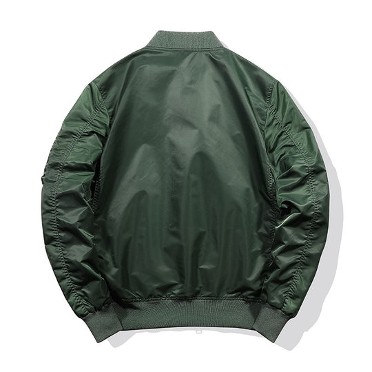 Herren Leichte Nylon-Bomberjacke im Aviator‑Style mit Ärmeltasche und windabweisender Shell Shop Nory
