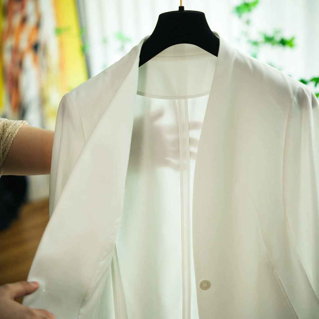 Damen Modischer Blazer mit leicht strukturierter Oberfläche Shop Nory