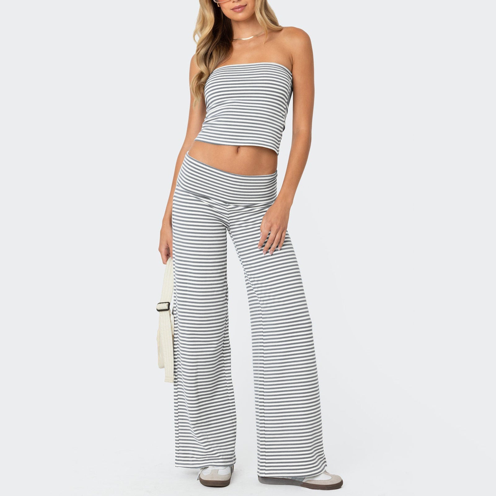 Damen Lounge-Set aus weichem Baumwollmix