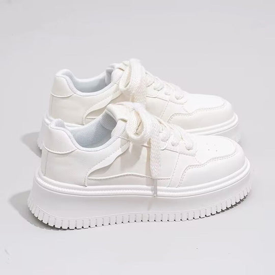Damen bequeme Sneakers mit dicker Plattform und komfortabler Dämpfung Shopnory