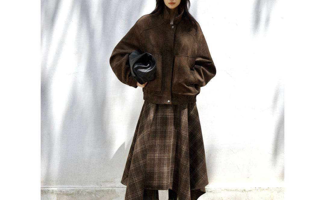 Damen Modische Oversized-Jacke Shop Nory