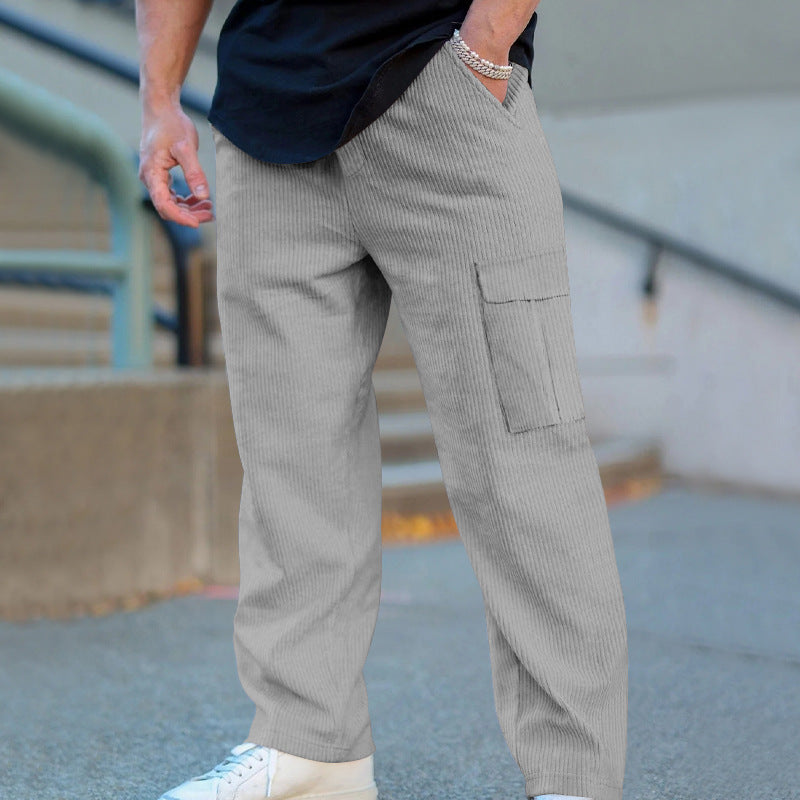 Herren Cargohose mit elastischem Bund und praktischen Taschen