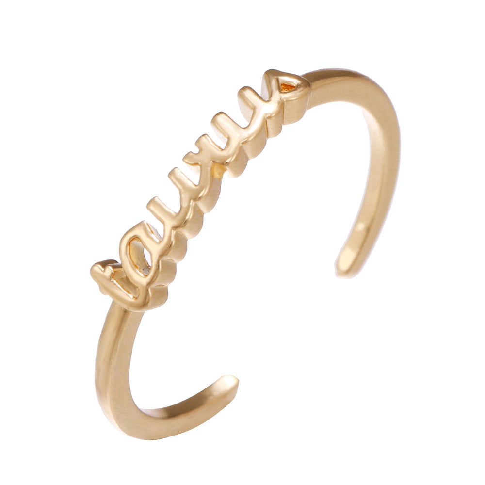 Damen modischer Statement Ring Shop Nory