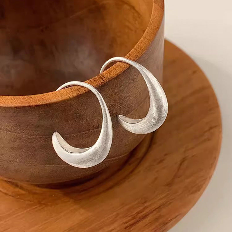 Damen Ohrringe im eleganten Halbmond-Design Shop Nory