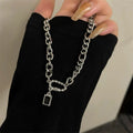 Damen Kette mit modernem Gliederdesign und innovativem Anhänger Shop Nory