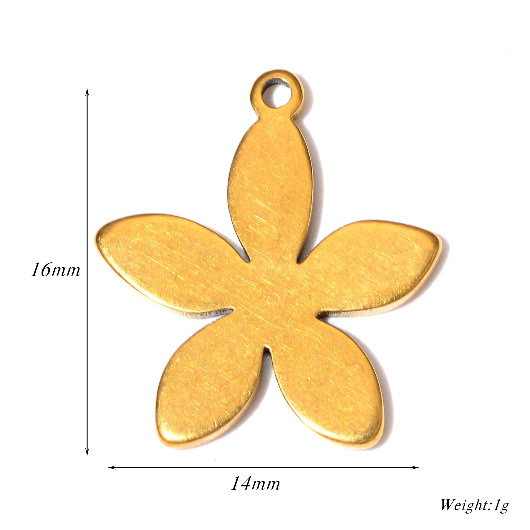 Damen Schmuckanhänger in Form einer filigranen Blüte aus hochwertigem Metall Shop Nory