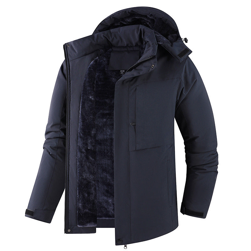 Herren Lässig gefütterte Winterjacke Shop Nory