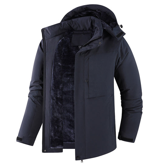 Herren Lässig gefütterte Winterjacke Shop Nory