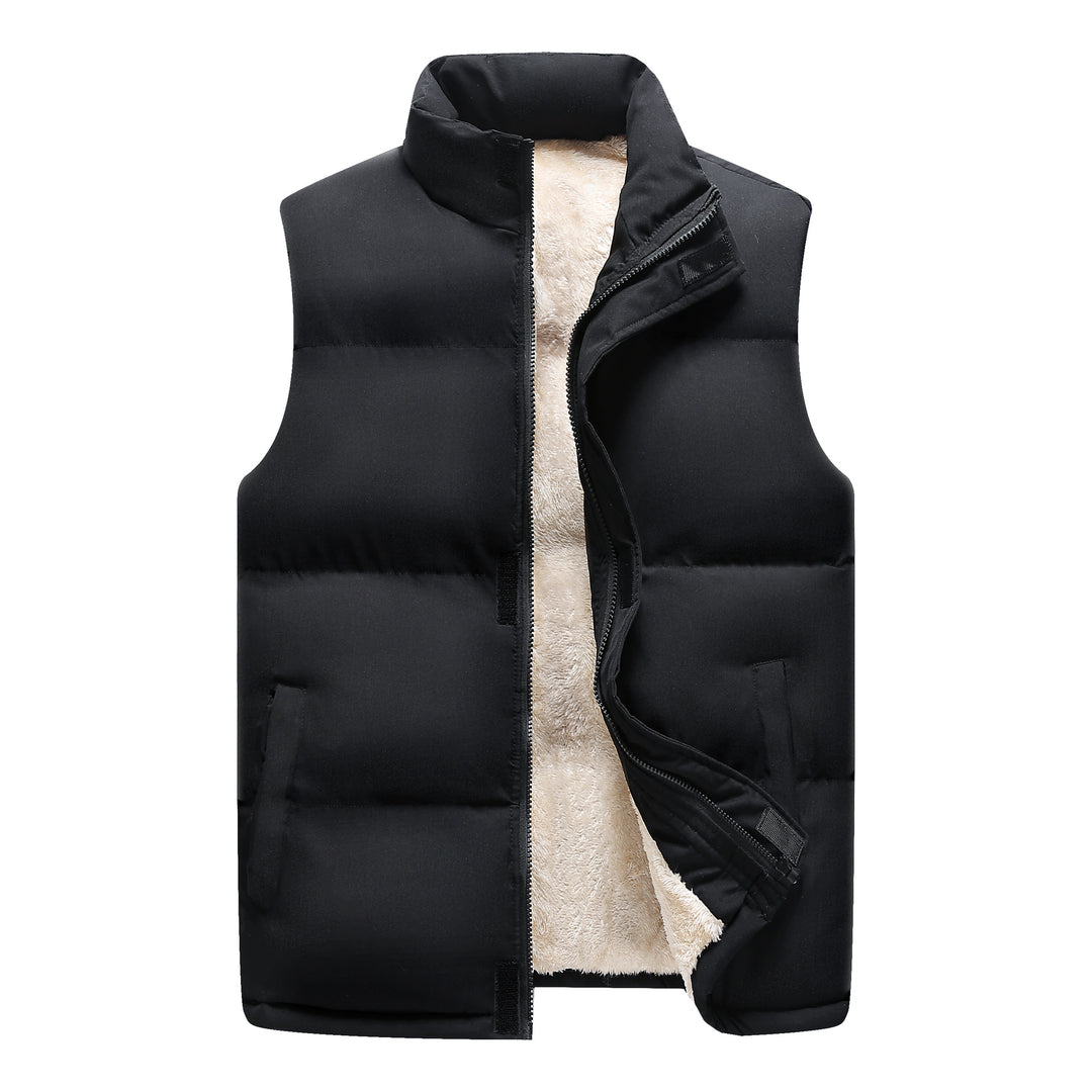 Damen Wattierte Ärmellose Thermo‑Weste mit Sherpa‑Innenfutter und hohem Stehkragen Shop Nory