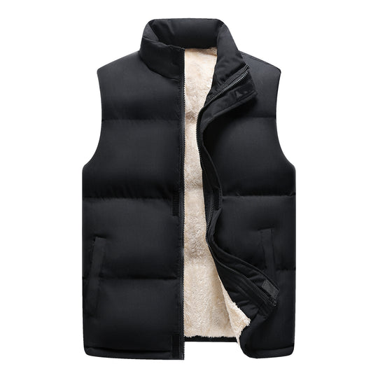 Damen Wattierte Ärmellose Thermo‑Weste mit Sherpa‑Innenfutter und hohem Stehkragen Shop Nory