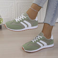 Damen Sneakers im sportlichen Retro-Stil mit atmungsaktiver Oberflächenstruktur