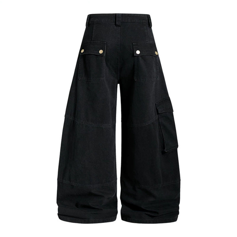 Damen Hochgeschnittene Baggy-Culotte mit Multi-Cargo-Taschen Shop Nory