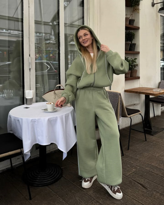 Damen Bequemer Oversized Jogginganzug Shop Nory