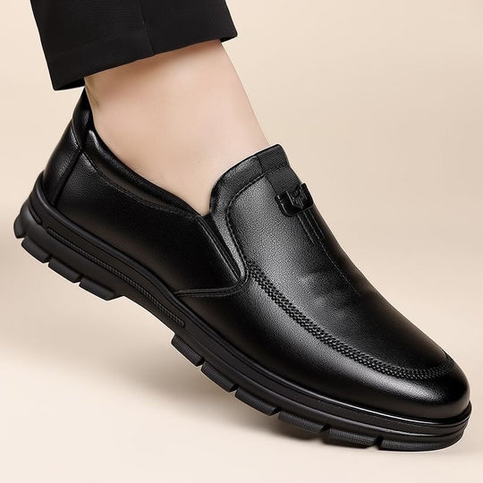 Herren Elegante Slip-On Lederschuhe mit ergonomischer Passform