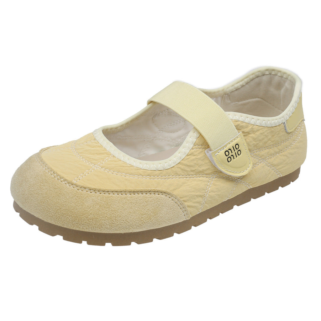Damen Komfortable Ballerina-Schuhe mit herausnehmbarer Sohle