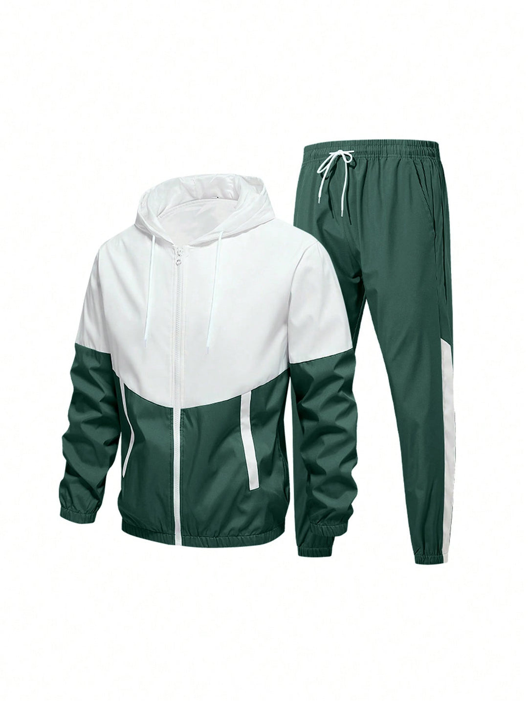 Herren Sportanzug mit atmungsaktiver Jacke und elastischen Jogginghosen