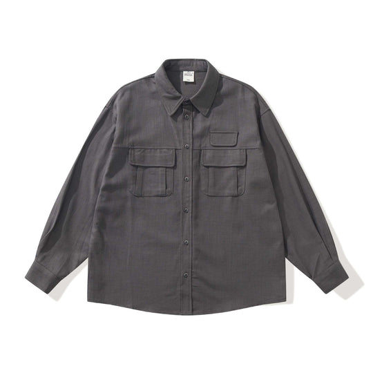 Herren Utility-Overshirt mit großen Pattentaschen und Boxy-Schnitt Shop Nory