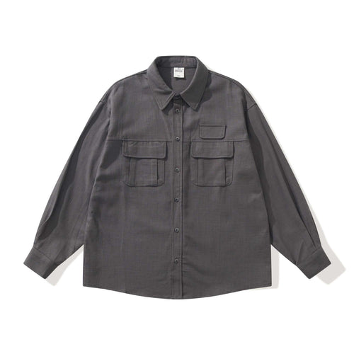 Herren Utility-Overshirt mit großen Pattentaschen und Boxy-Schnitt Shop Nory