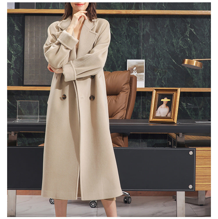 Damen Stilvoller Wollmantel Shop Nory