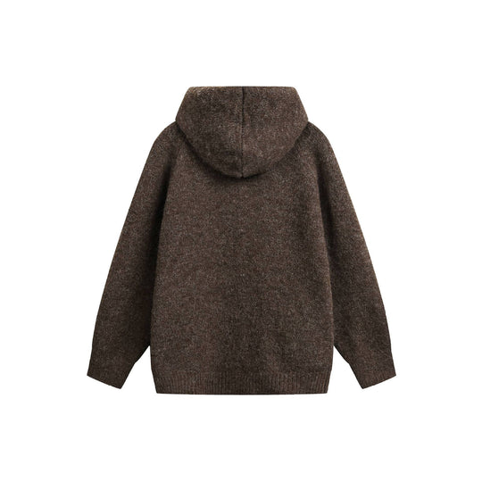 Damen Wollmix‑Cape‑Cardigan mit Kapuze, Knopfleiste und Raglanärmeln Shop Nory
