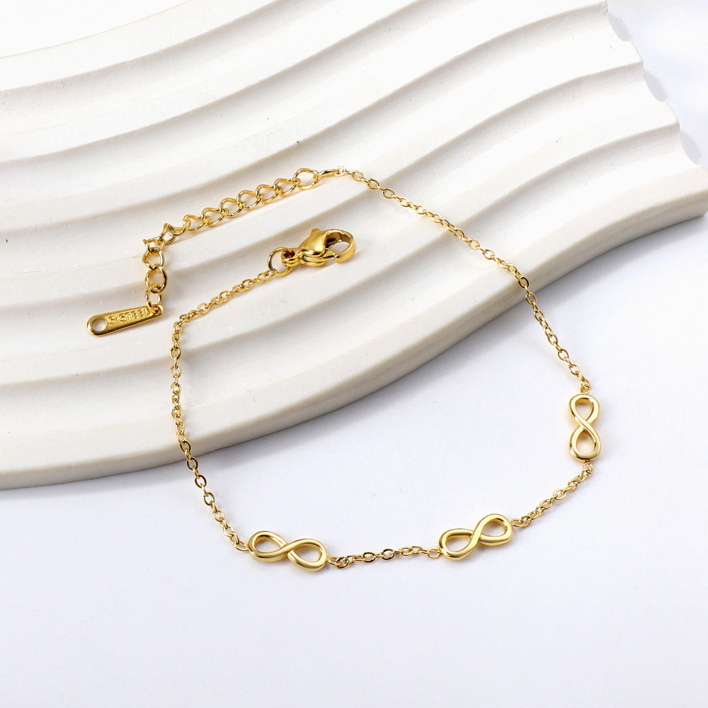 Damen Armband mit funkelndem Zirkoniadesign und verstellbarem Kettenschluss Shop Nory