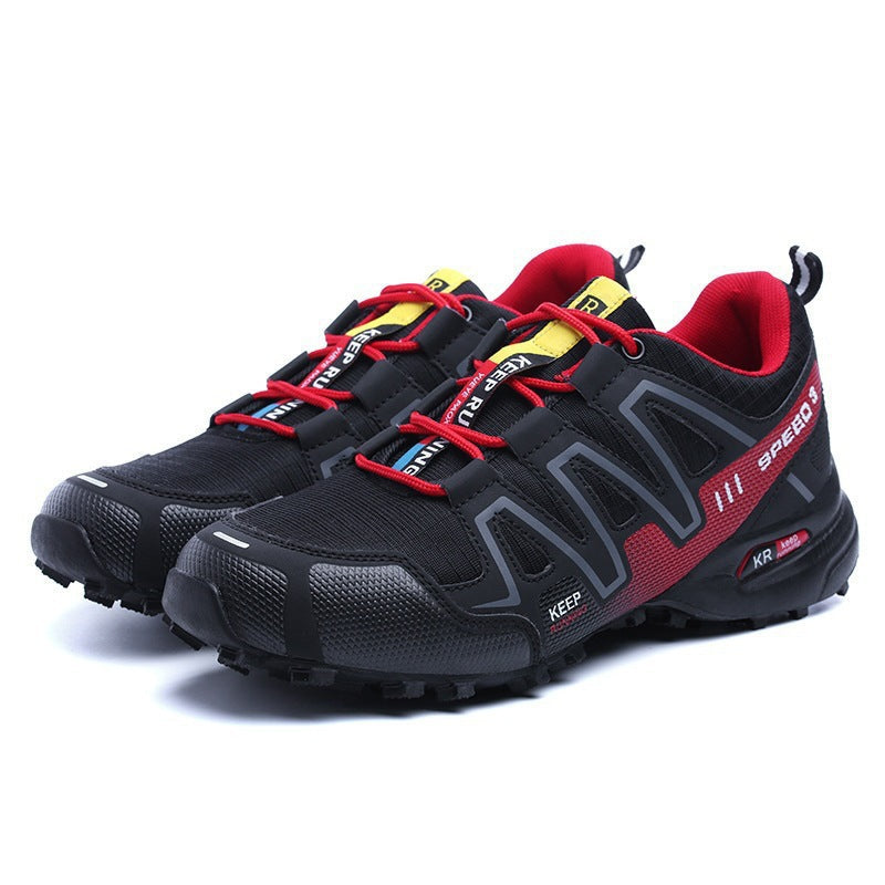 Damen Outdoor-Laufschuhe mit rutschfester Profilsohle und atmungsaktivem Obermaterial
