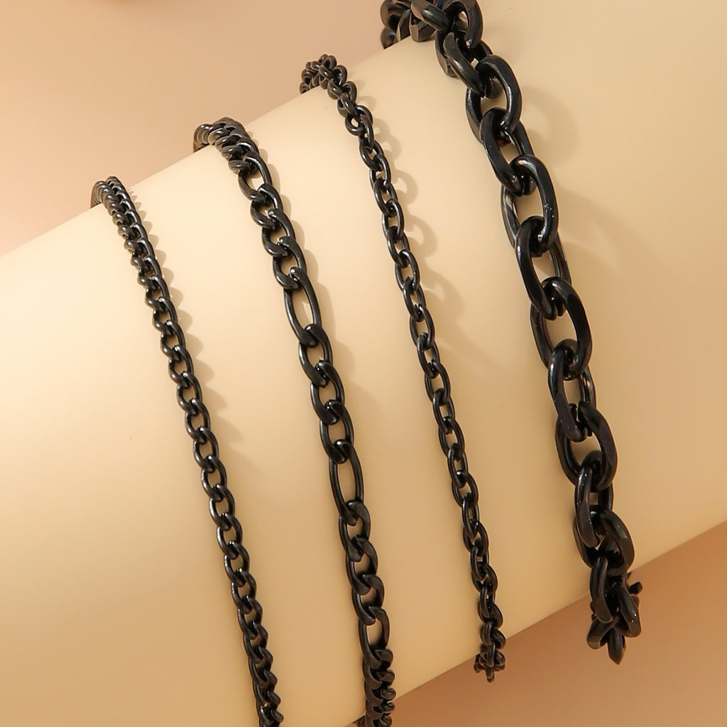 Damen Halskette aus robusten Metallringen Shop Nory