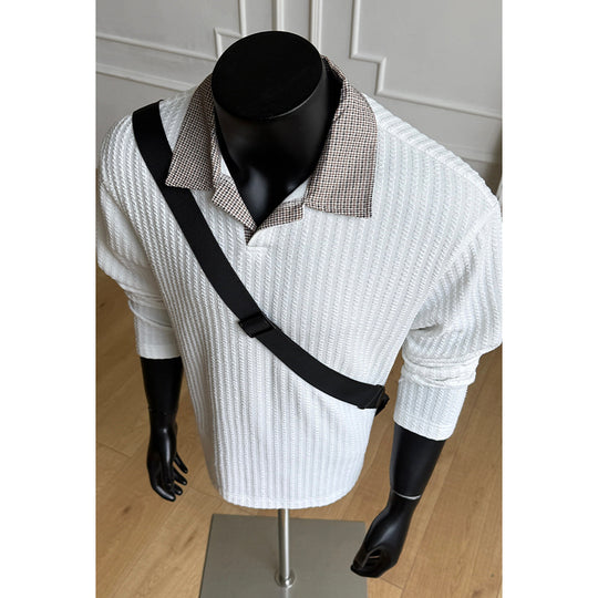 Herren Modischer Strickpullover mit strukturiertem Design Shop Nory