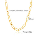 Damenkette mit modischem Gliederdesign Shop Nory