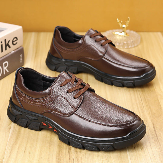 Herren Komfortable Schnürschuhe mit dämpfender Sohle und robustem Profil Shopnory