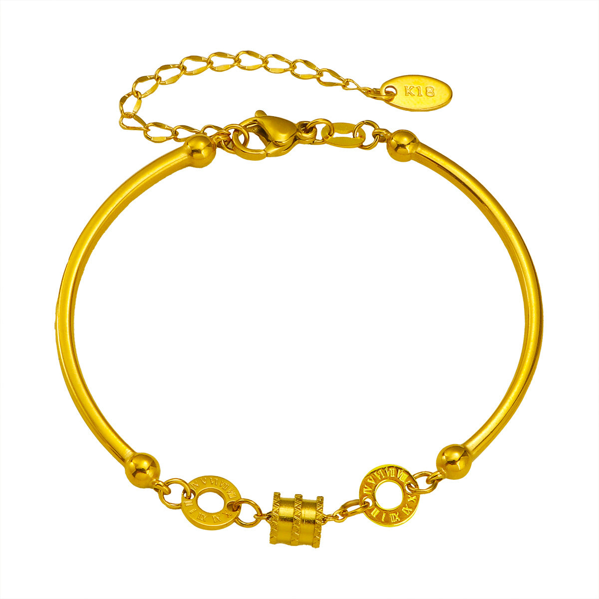 Damen verstellbares schickes Armreif Armband Shop Nory